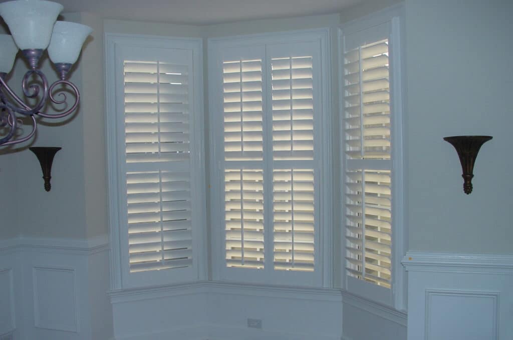 3'' Interior Shutters with a center divider rail