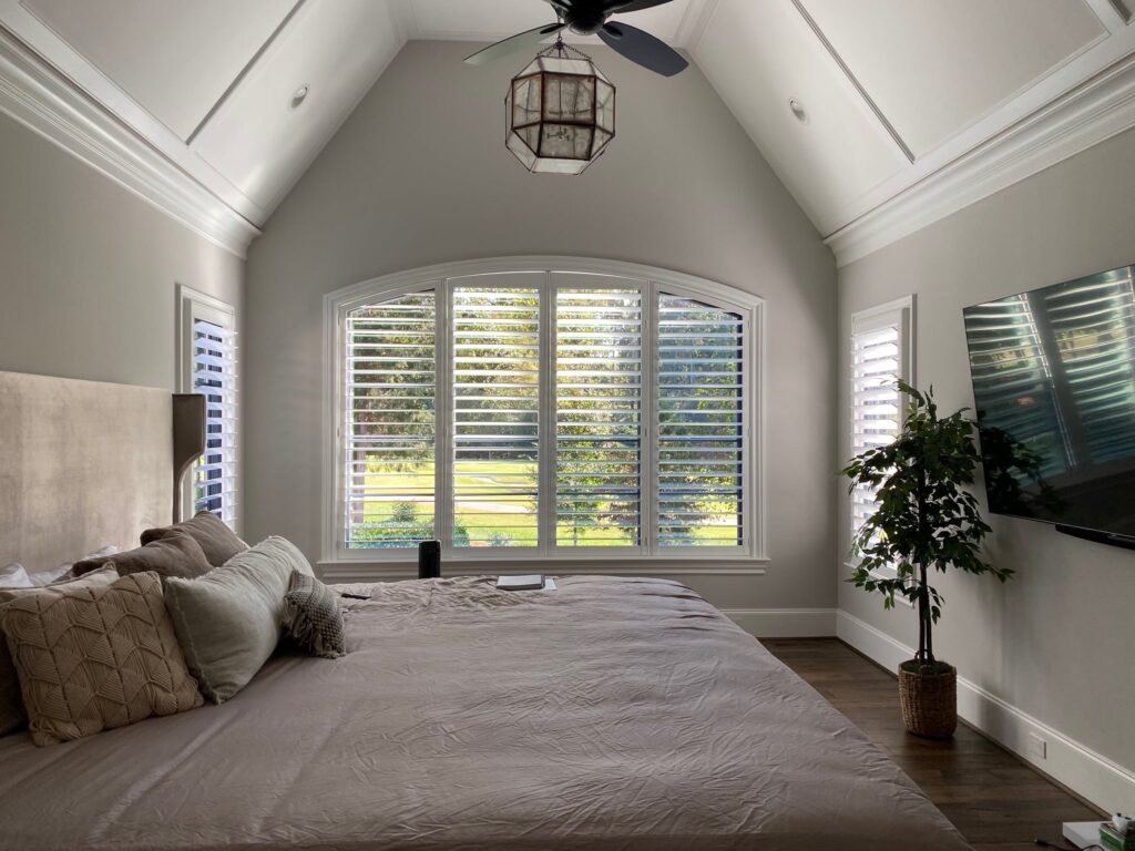 Specialty Arched Plantation Shutters in Mooresville, NC