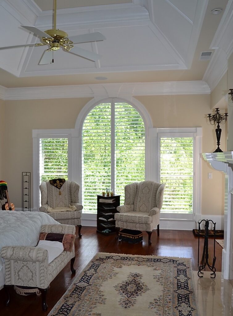 Horizontal Arch Shutters from a project in Atlanta, GA