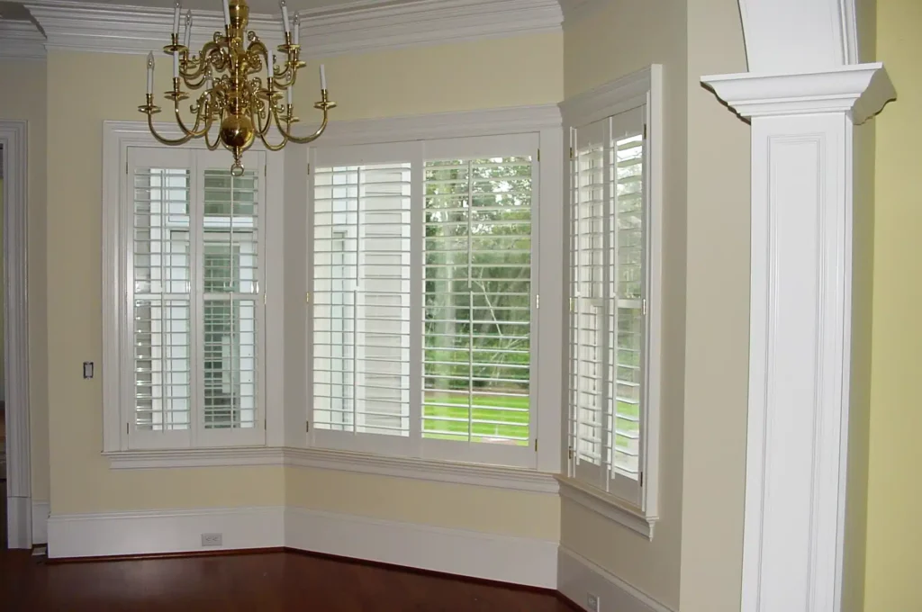 3 inch shutters with split tilt rods