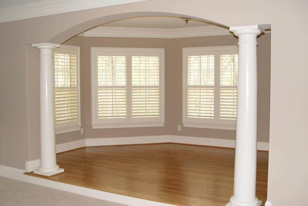 3" Plantation Shutters with Divider Rail