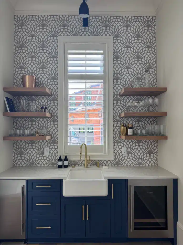 4.5 Rear Tilt Shutters in Butlers Pantry