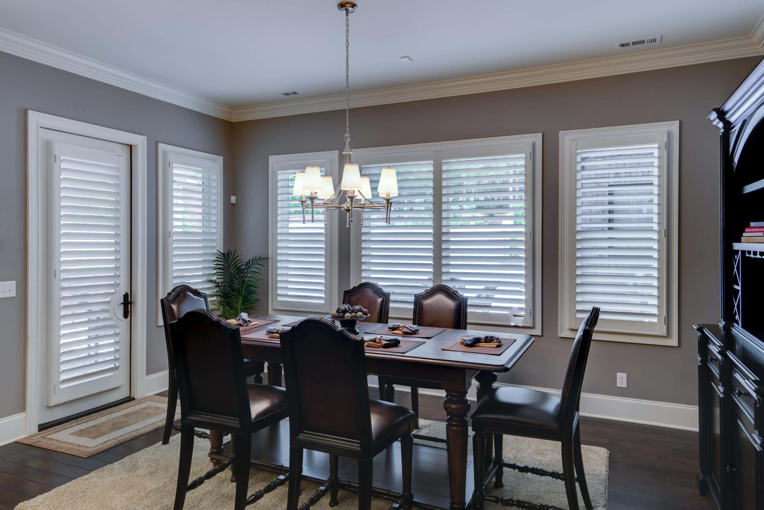 Interior 3 1/2'' Clear View Plantation Shutters in Mooresville, NC