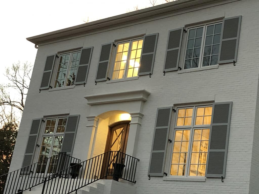 Fixed Louvered Shutters in Charlotte, NC