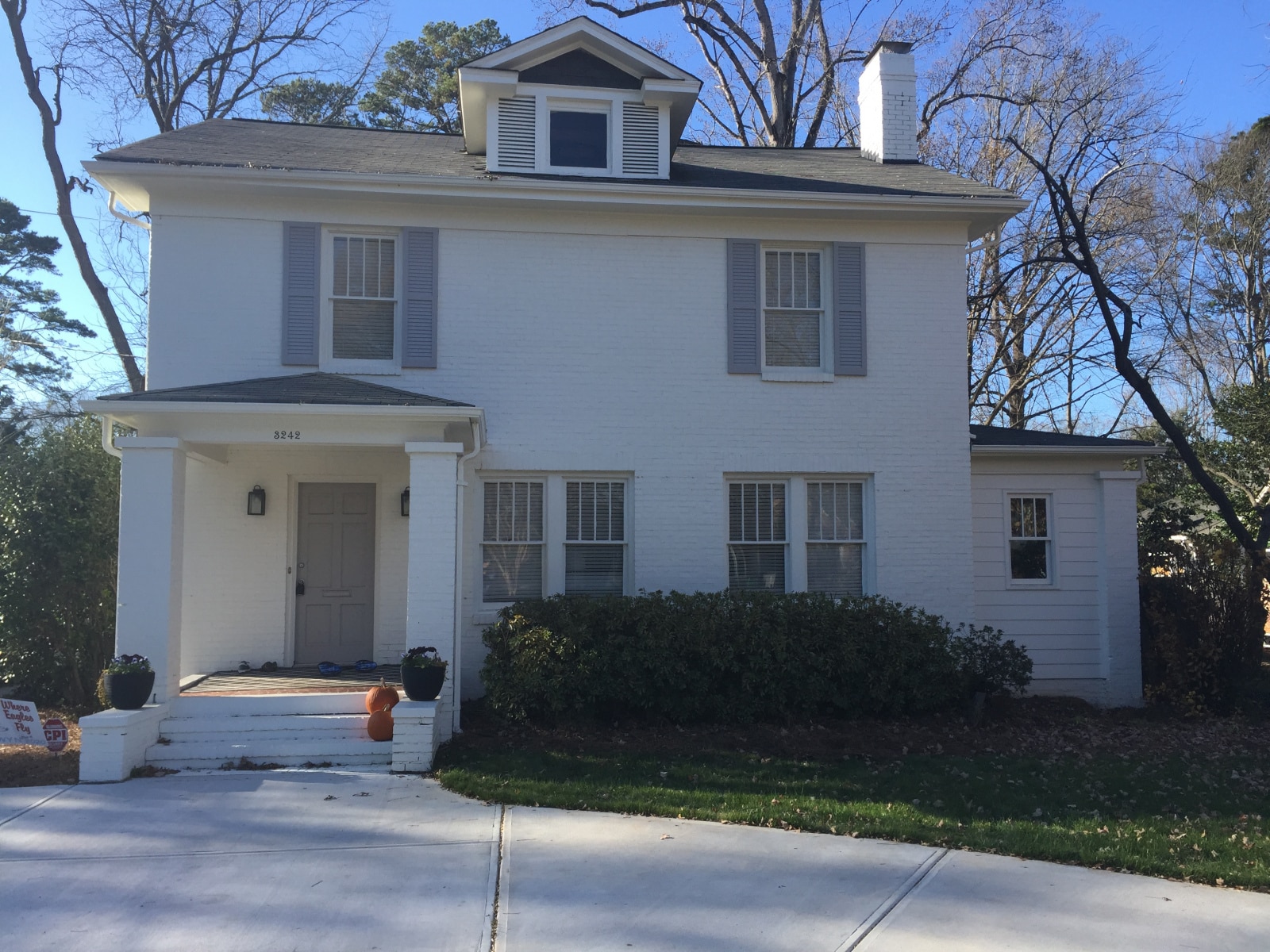 Fixed Louvered Shutters in Uptown Charlotte, NC