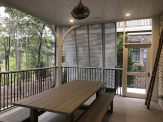 Fiberglass Shutters on a Porch Fiberglass Shutters on a Porch in Seneca, SC
