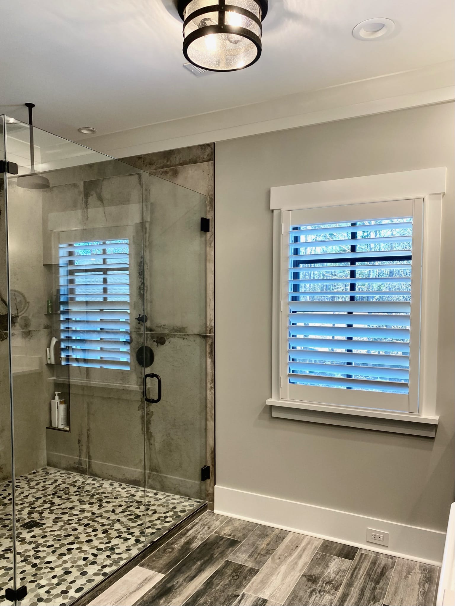 4 1/2'' Clear View Plantation Shutters in Mooresville, NC