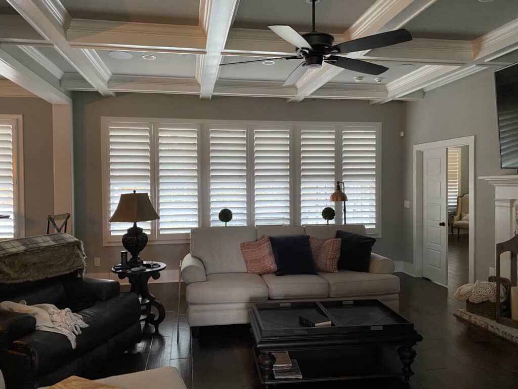 Elite Clear View Plantation Shutters in Cornelius NC on Lake Norman